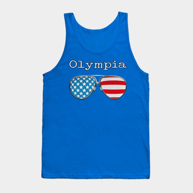 USA PILOT GLASSES OLYMPIA Tank Top by SAMELVES